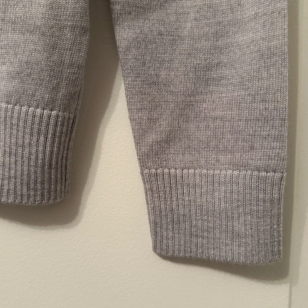 NWT PENDELTON | Soft Gray Marino Wool Turtleneck Sweater - Picture 4 of 6